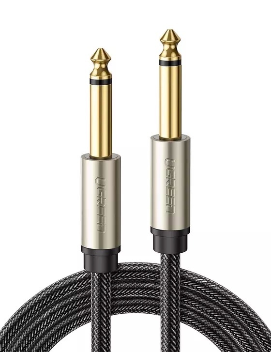 UGREEN AV128 Jack cable 6.35 mm - 1m (grey)