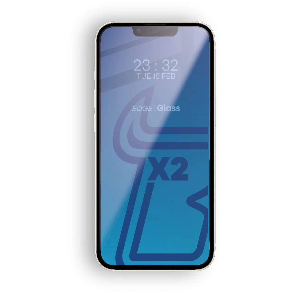 BIZON 2x screen glass + camera glass Apple iPhone 14