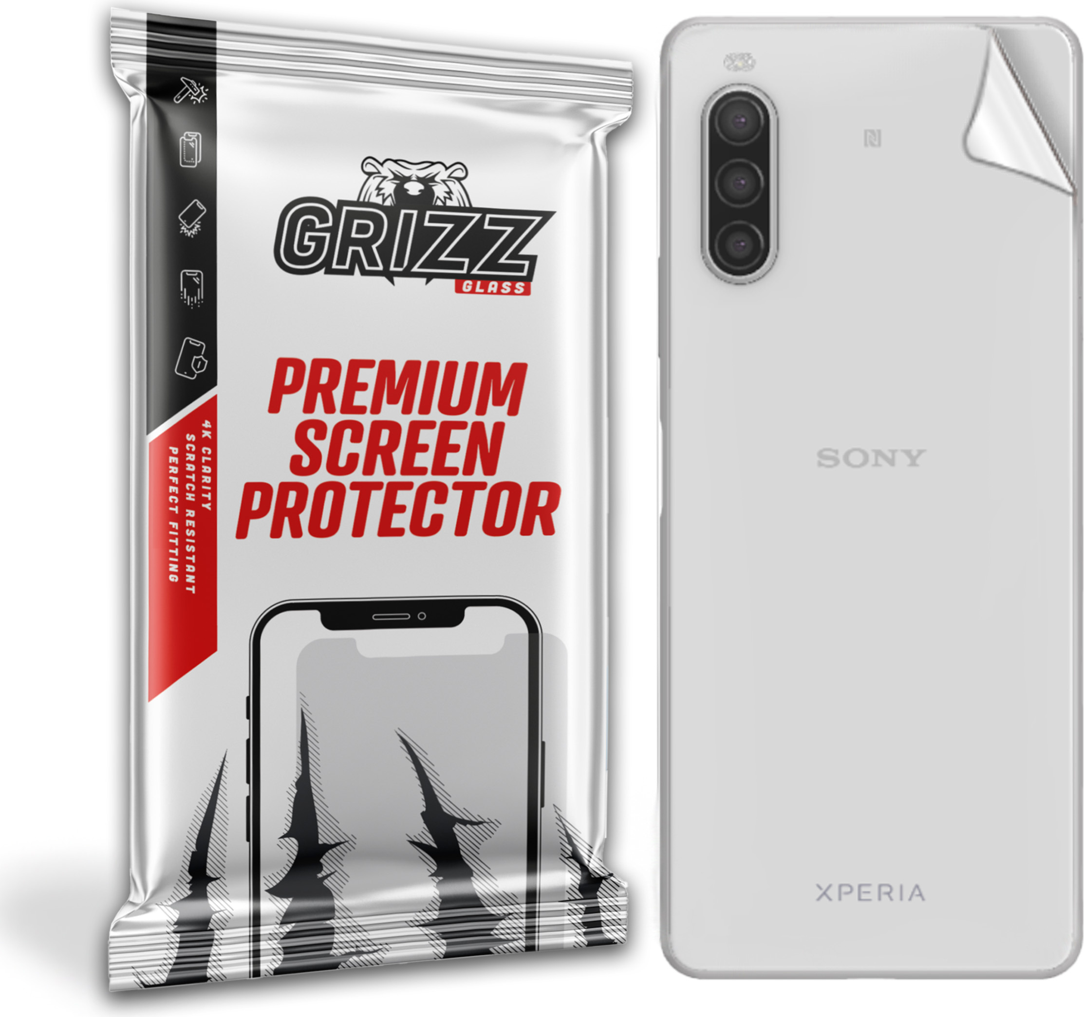 GrizzGlass SatinSkin Sony Xperia 10 II
