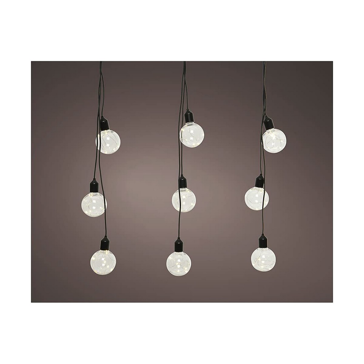 Wreath of LED Lights Lumineo White