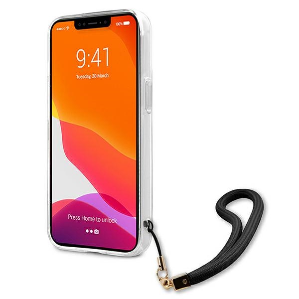 Guess GUHCP13LKCABBK Apple iPhone 13 Pro black hardcase Camo Strap Collection