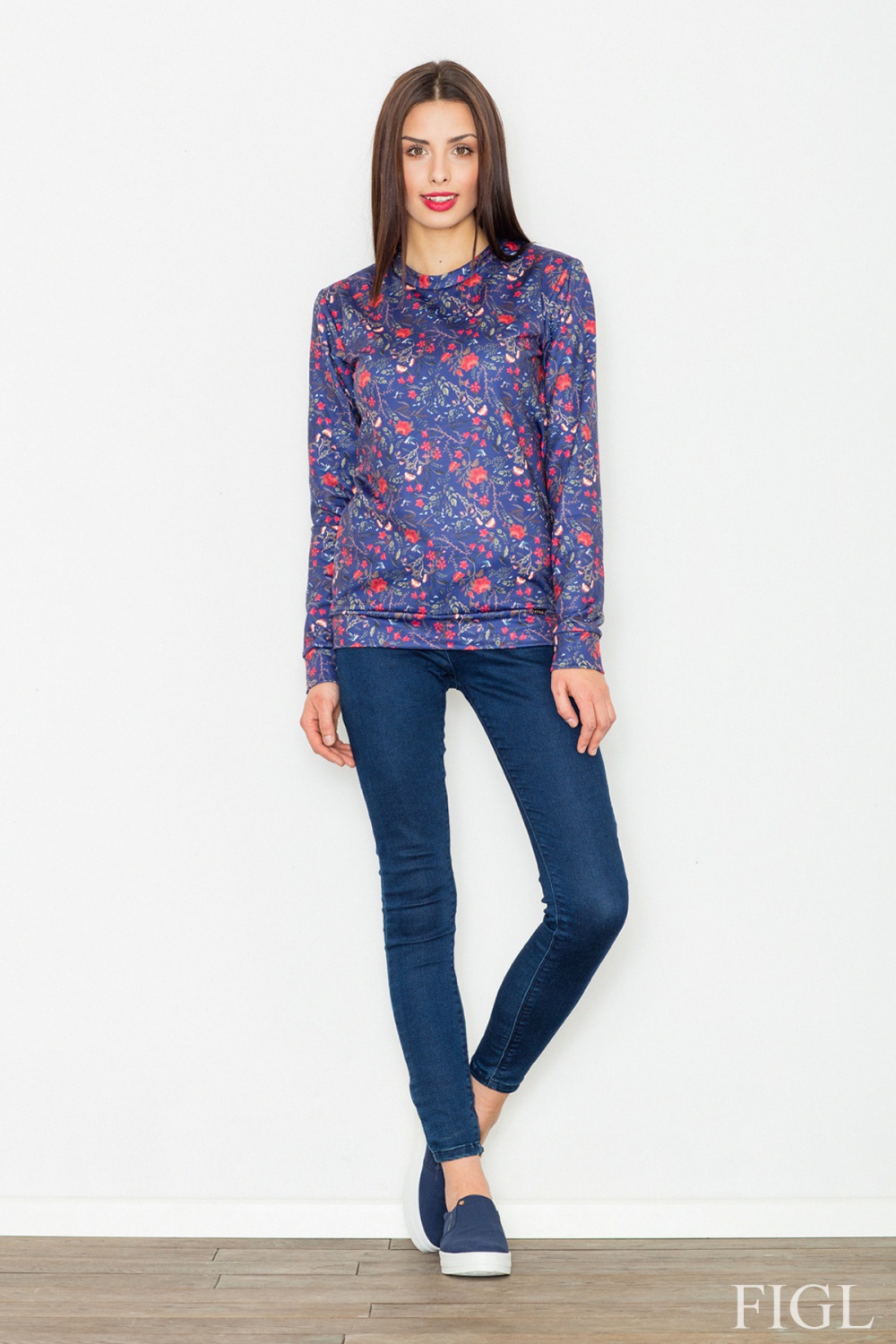  Sweatshirt model 77041 Figl  blue