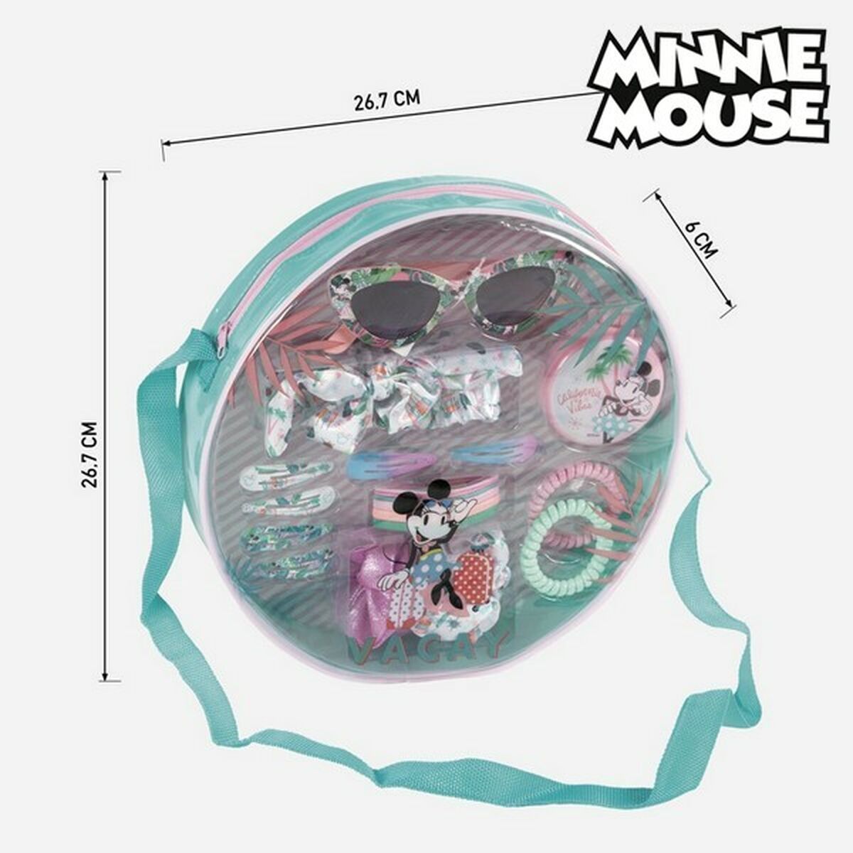 Toilet Bag with Accessories Minnie Mouse CD-25-1644 (19 pcs)