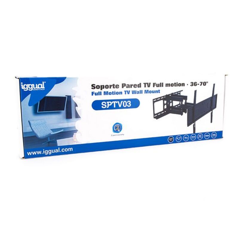 Uchwyt na TV iggual SPTV03 IGG314654 36"-70" Czarny