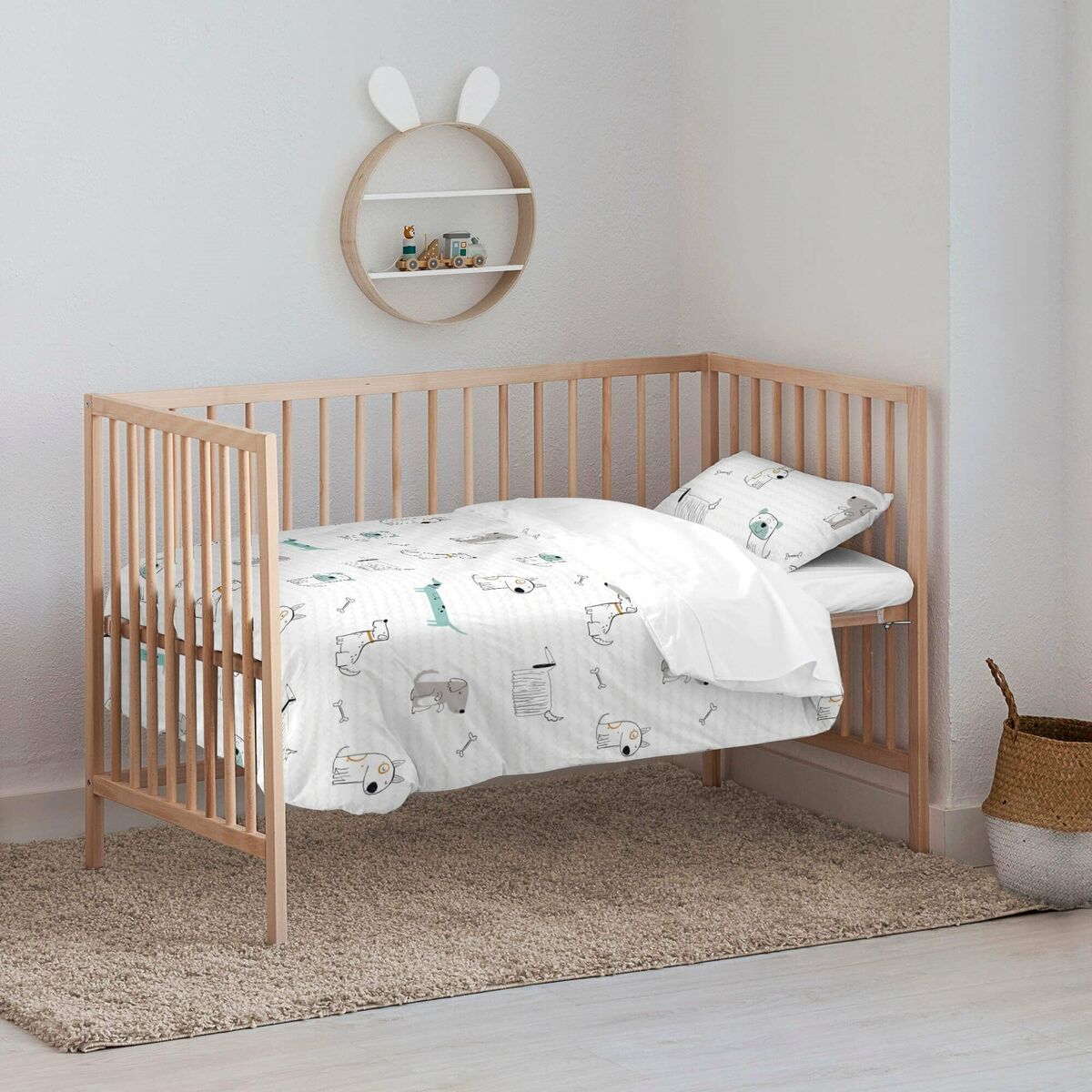 Cot Quilt Cover Kids&Cotton Huali Small 100 x 120 cm