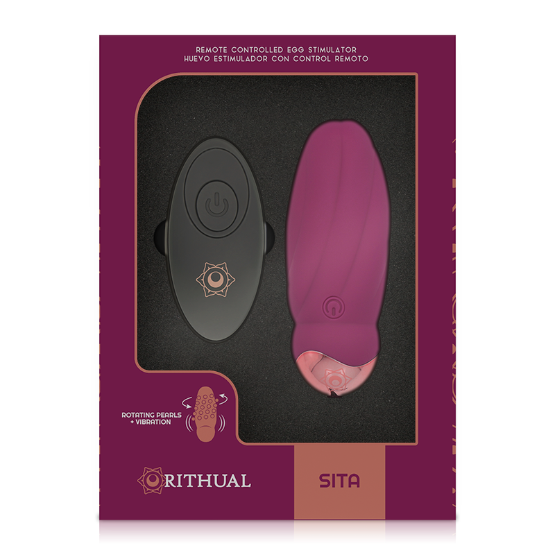 RITHUAL- SITA REMOTE CONTROLLED EGG ROTATION PEARLS  + VIBRATION