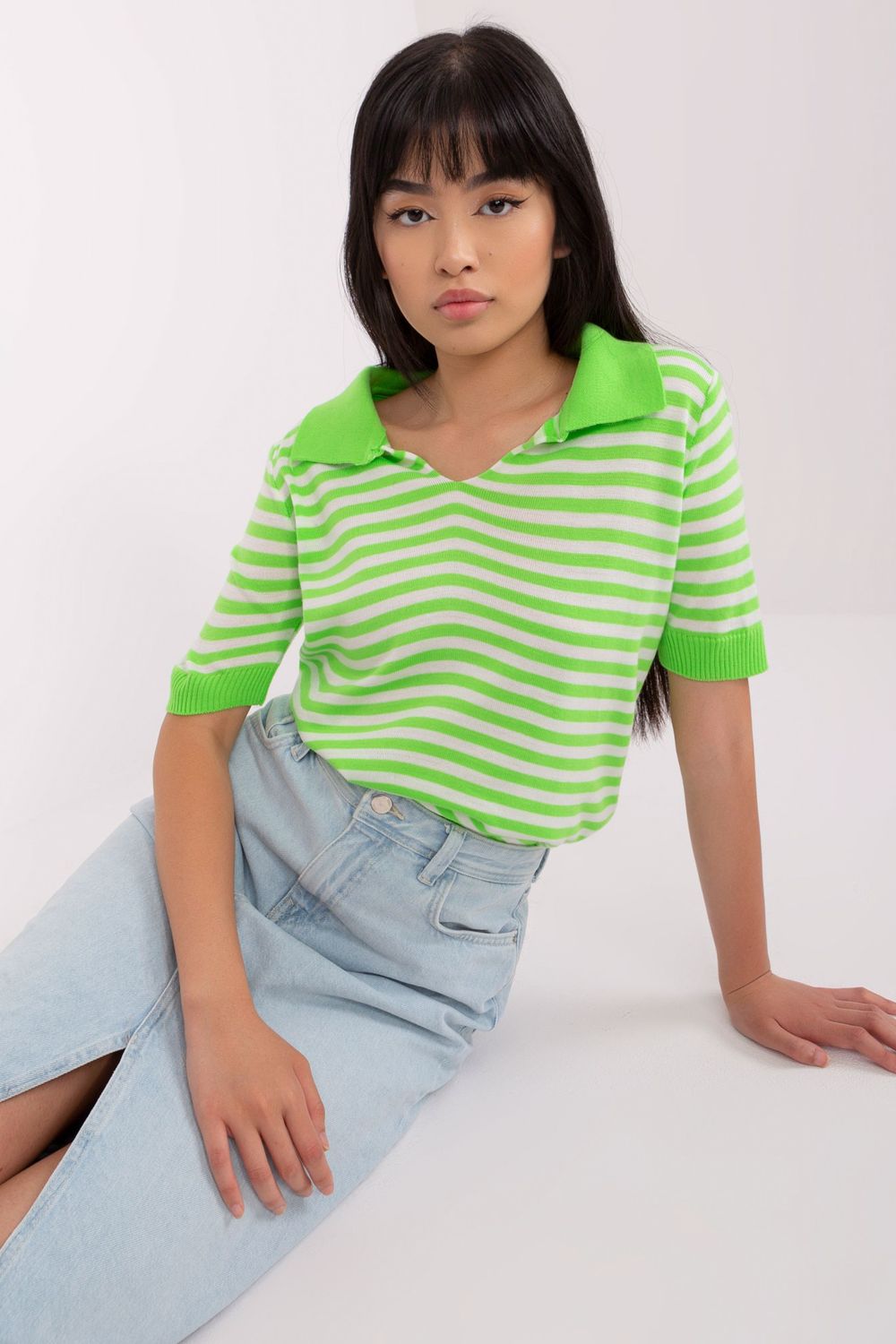  Blouse model 182051 Badu  green