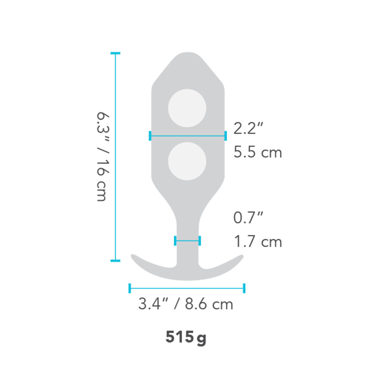 Anal plug B-Vibe 6