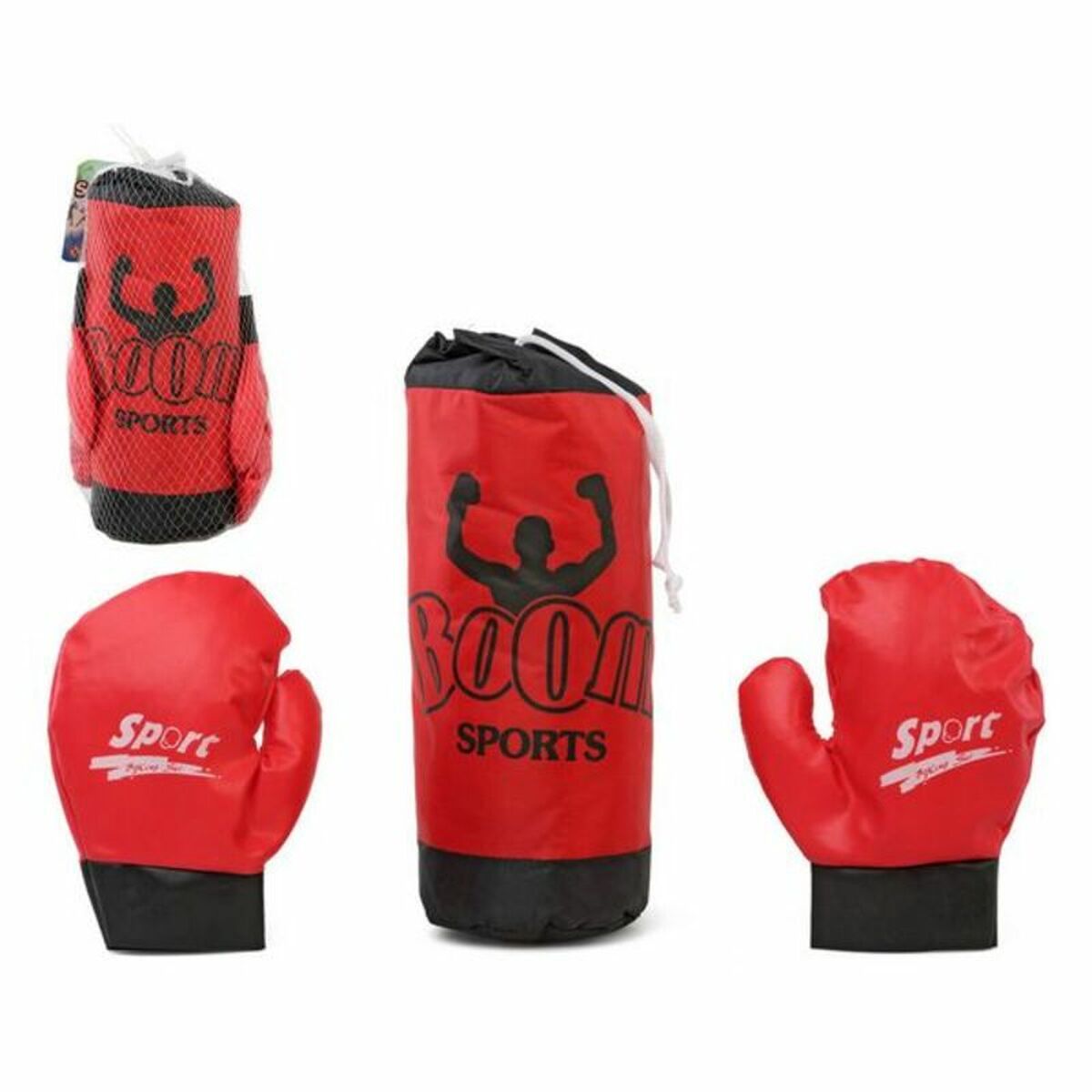 Punch-bag & Gloves Red