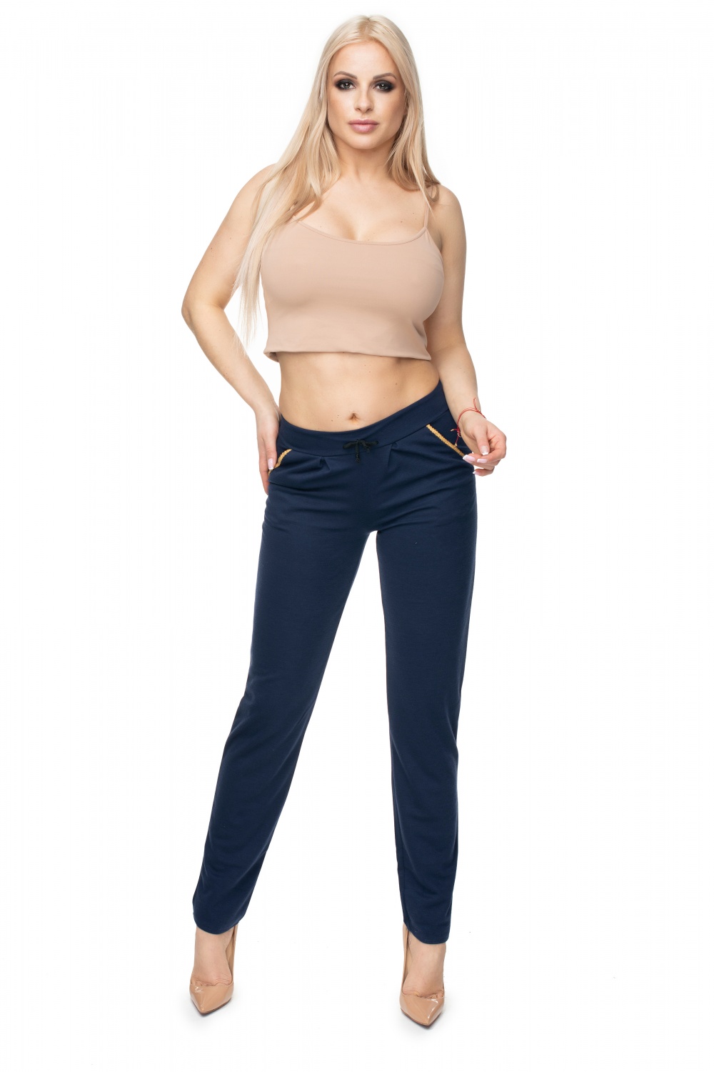  Trousers model 131930 PeeKaBoo  navy blue