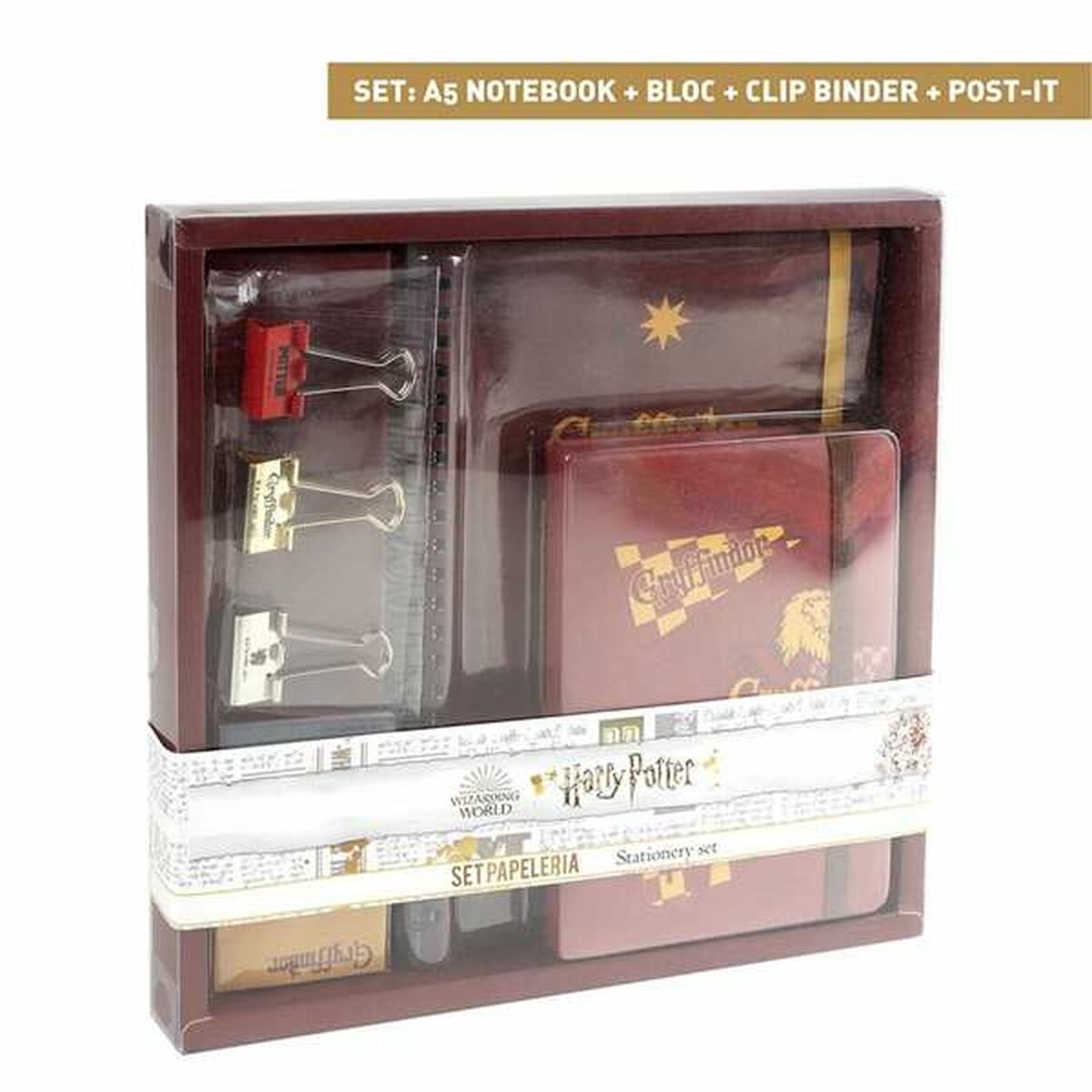 Stationery Set Harry Potter Red