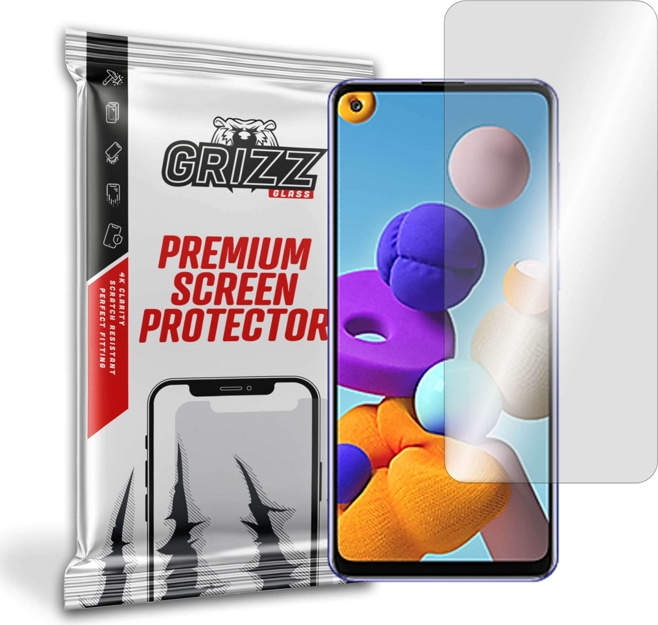 GrizzGlass HybridGlass Samsung Galaxy A21s