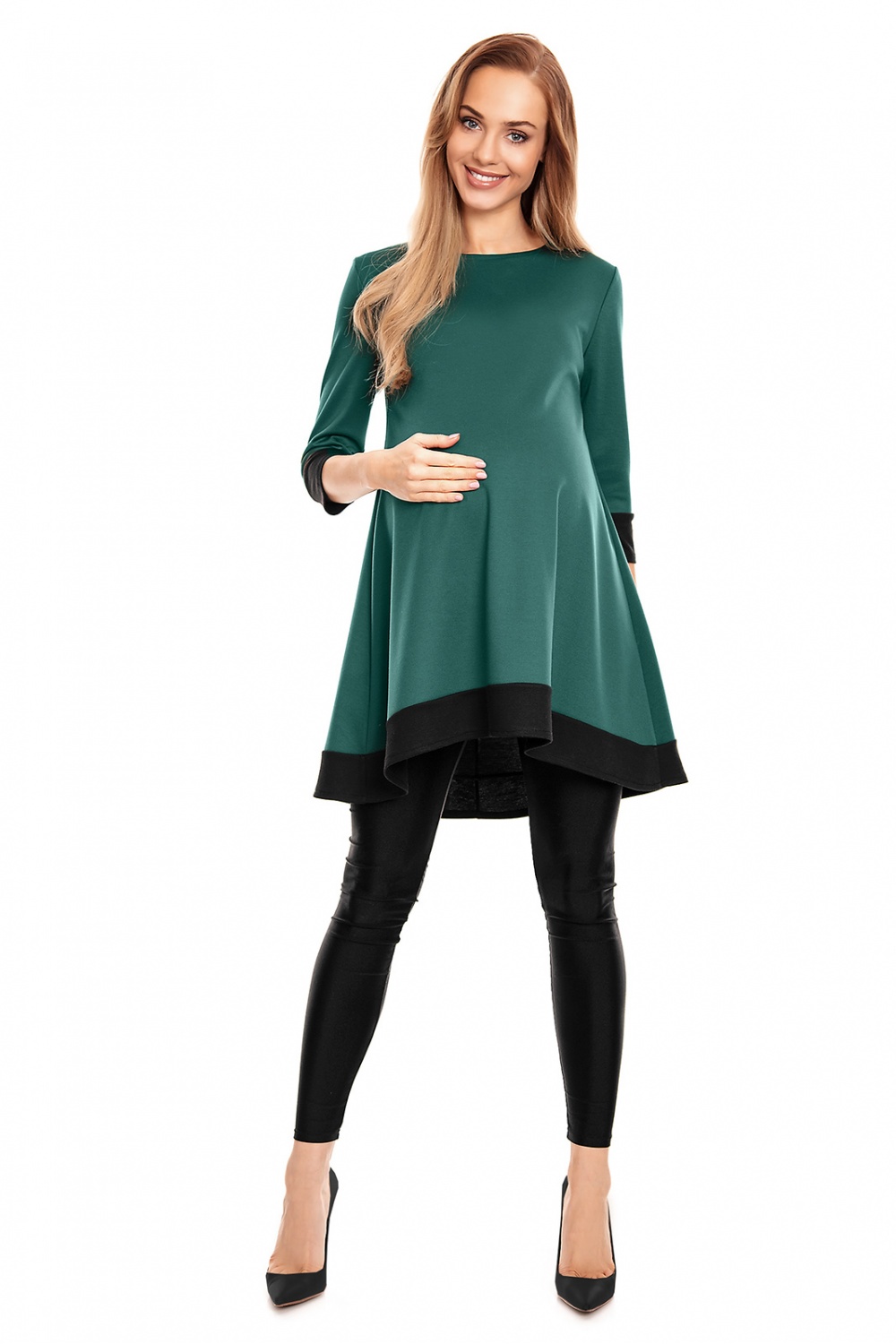 Pregnancy dress model 132030 PeeKaBoo  green