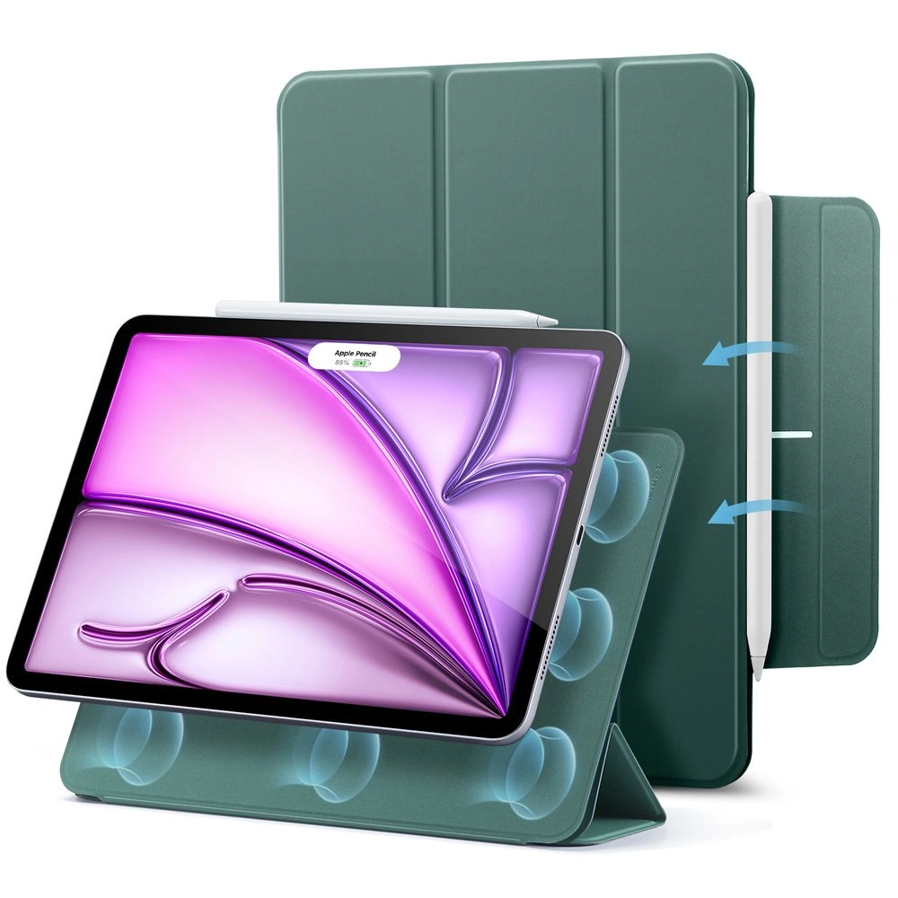 ESR Rebound Magnetic Apple Apple iPad Pro 12.9 2020/2021/2022 (4, 5, 6 gen) / Air 13" 2024 (6 gen) / 13" 2025 (7 gen) Forest Green