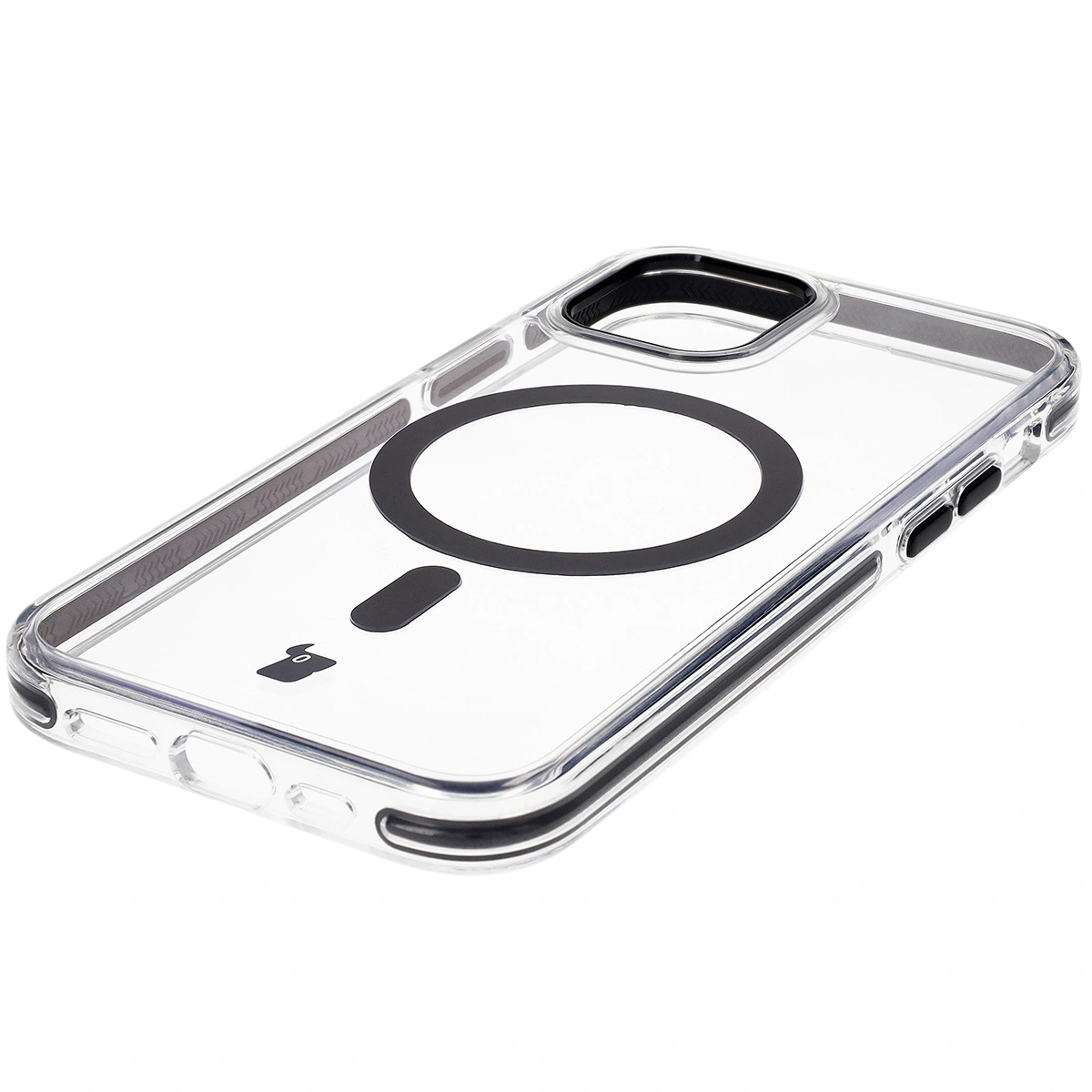 Bizon Case Marco Apple iPhone 12 Pro / 12 clear with black frame