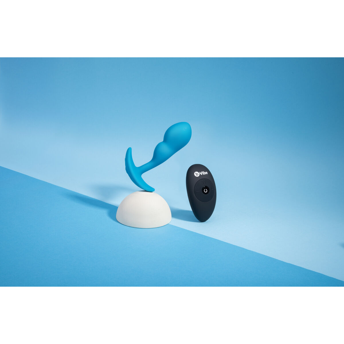 Remote control anal plug B-Vibe Blue