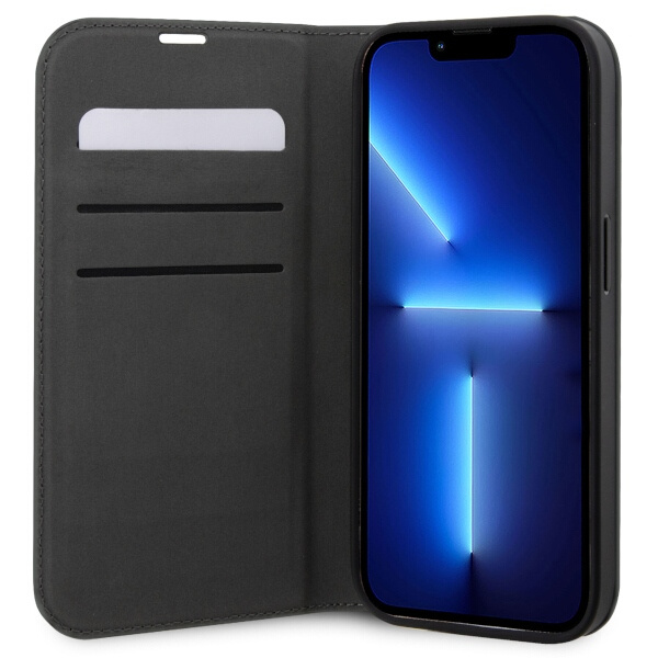 Karl Lagerfeld KLBKP14LSANKCPG Apple iPhone 14 Pro bookcase silver Saffiano Karl & Choupette