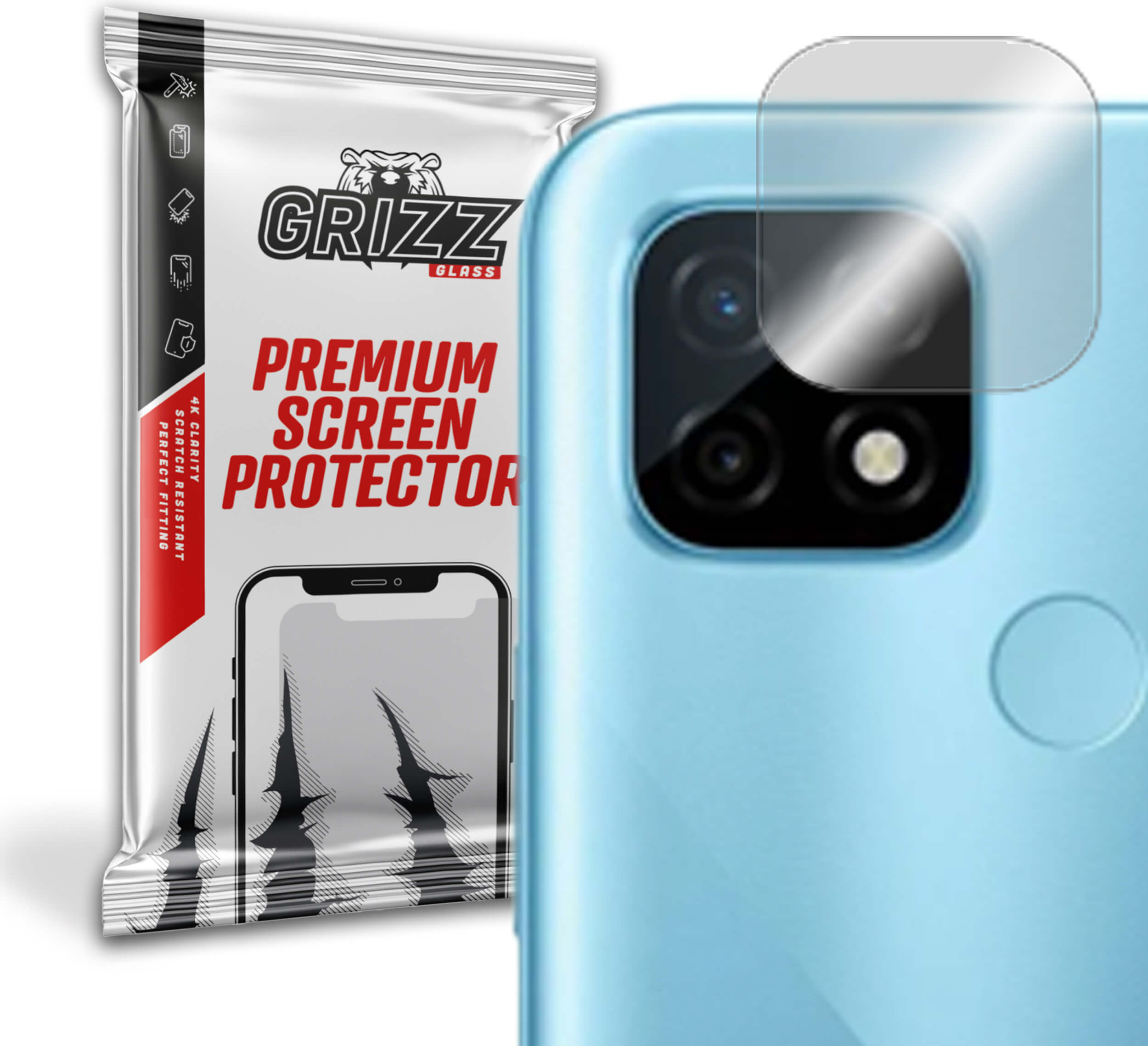 GrizzGlass HybridGlass Camera Realme C21
