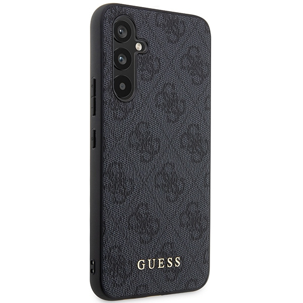Guess GUHCSA54G4GFGR Samsung Galaxy A54 5G grey hard case 4G Metal Gold Logo