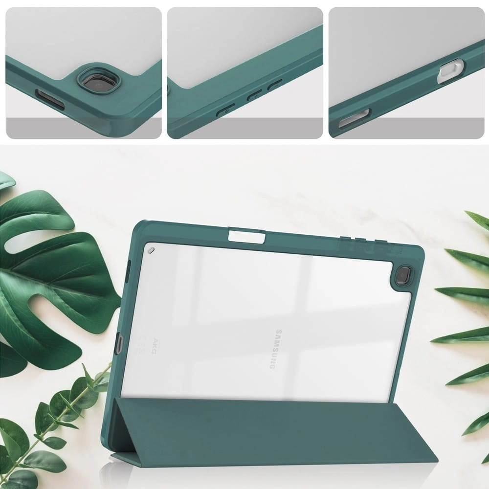 Bizon Case Tab Clear Matt Samsung Galaxy Tab S6 Lite 2024/2022/2020 dark green