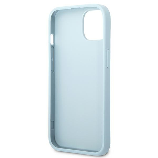 Guess GUHCP13SPS4MB Apple iPhone 13 mini blue hardcase Saffiano 4G Small Metal Logo