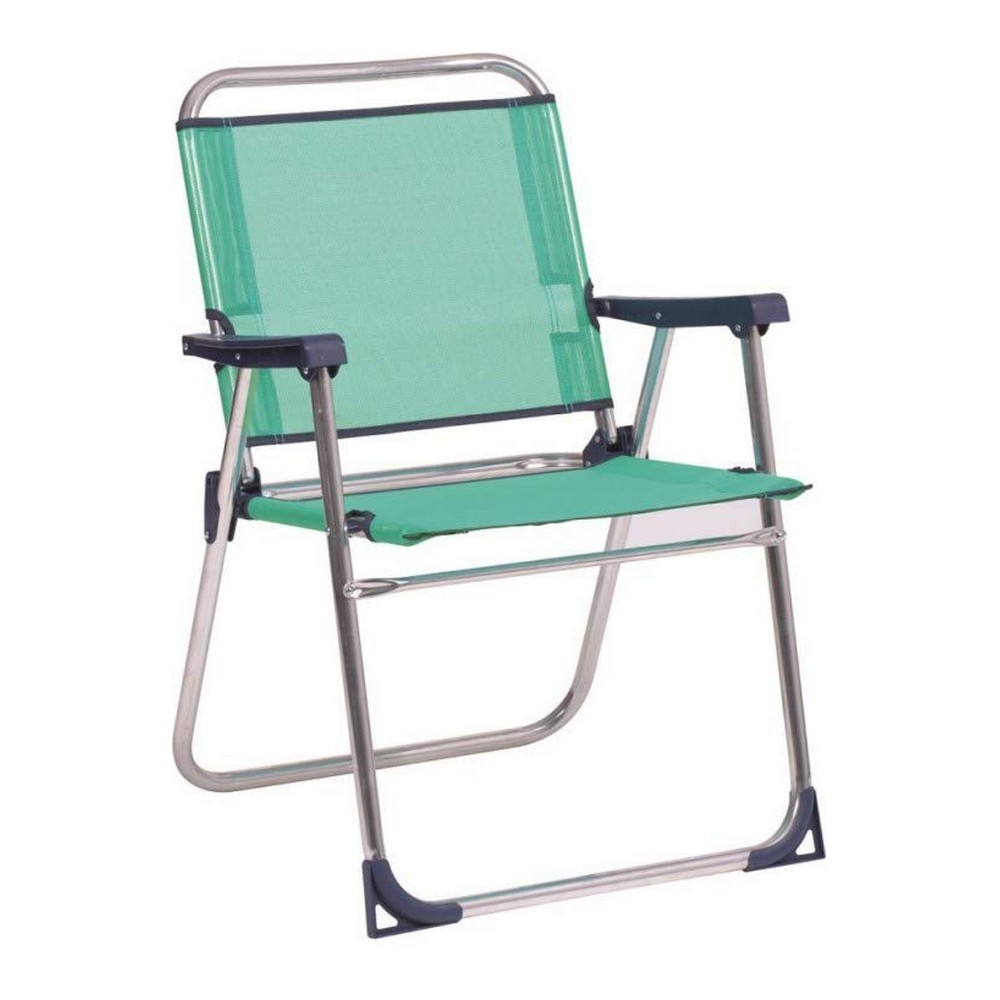 Beach Chair 1-63130 Aluminium Green Fixed 57 x 78 x 57 cm (57 x 78 x 57 cm)