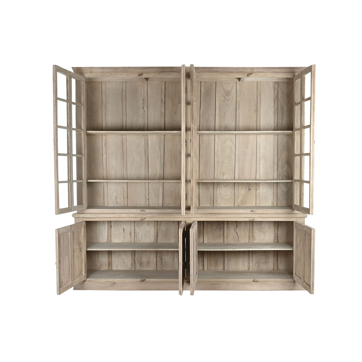 Display Stand Home ESPRIT Natural Teak Mango wood 266 x 46 x 251 cm