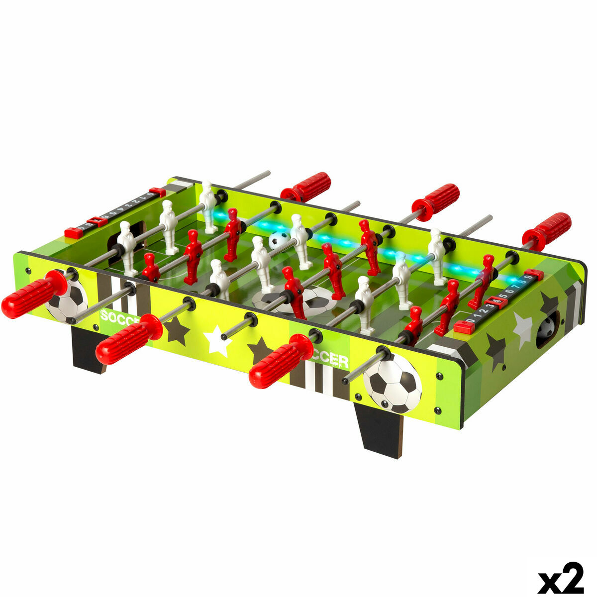 Table football Colorbaby 60 x 14 x 32 cm (2 Units)