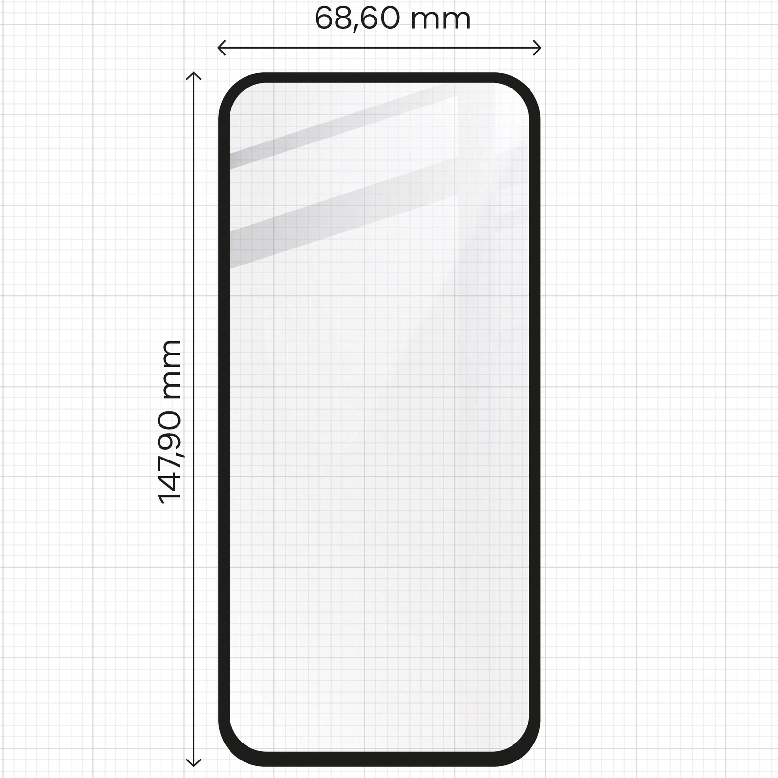 Bizon Glass Edge 2 Pixel 8a black