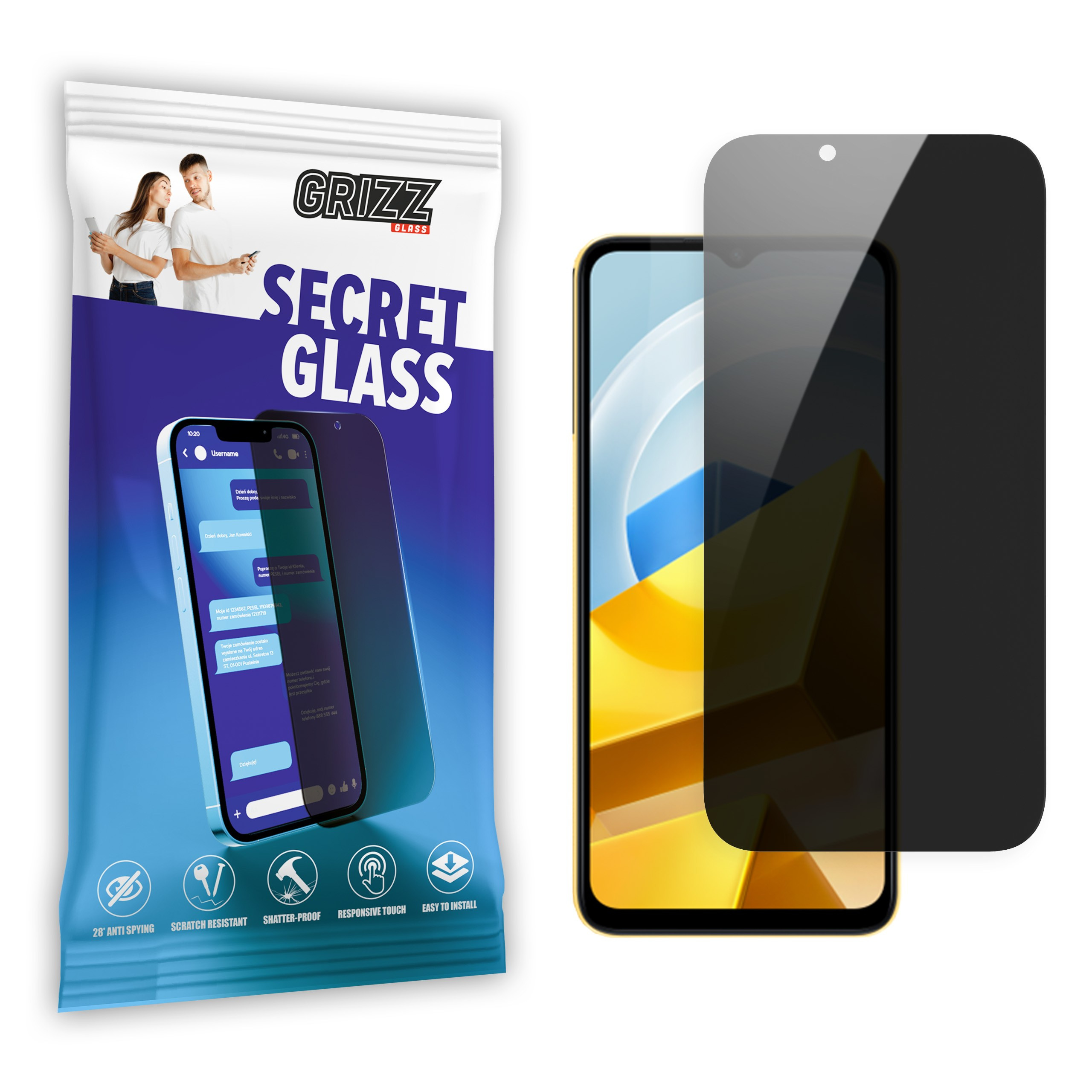 GrizzGlass SecretGlass Xiaomi Poco M5