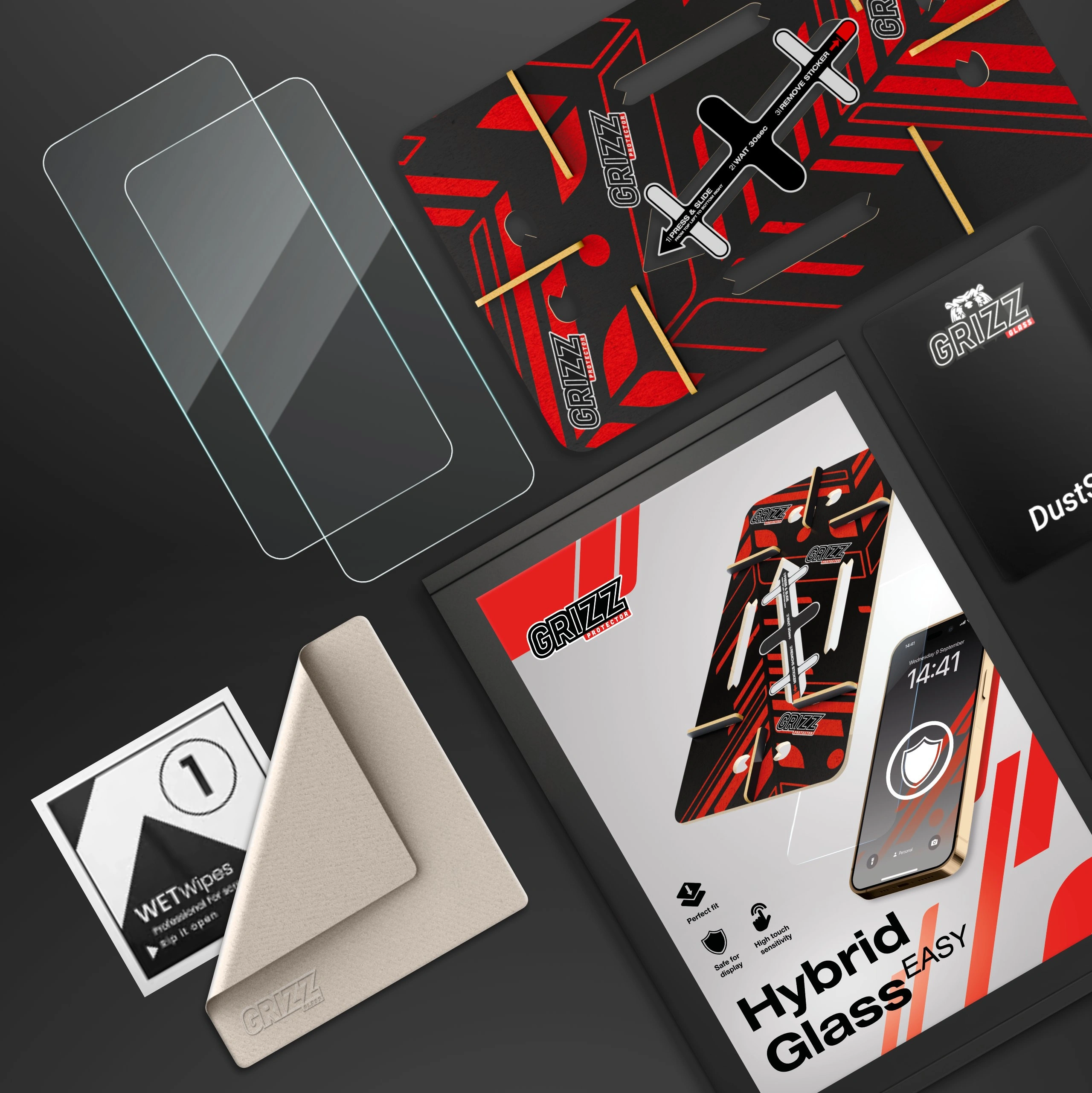 GrizzGlass HybridGlass Easy Asus Zenfone 11 Ultra [2 PACK]
