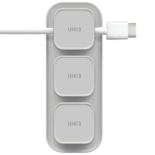 UNIQ Pod Mag to cables + base chalk grey