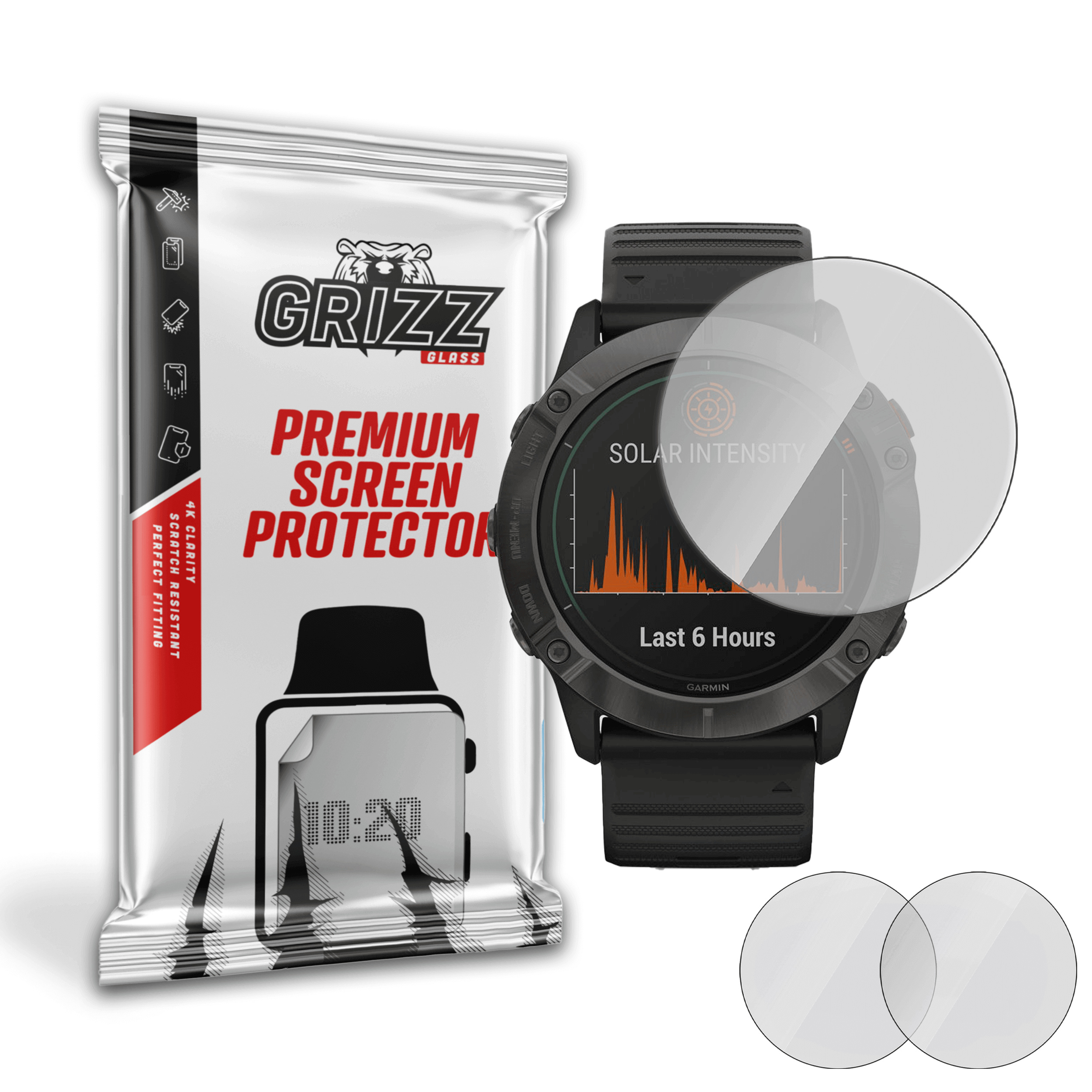 GrizzGlass PaperScreen Garmin Fenix 6x / 6x Pro