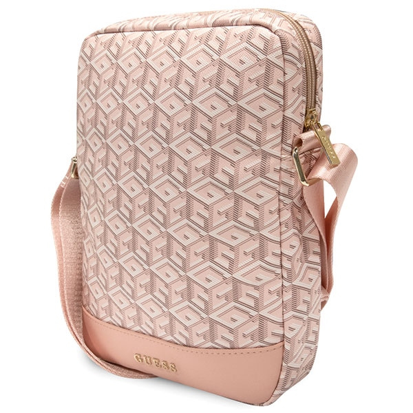 Guess GUTB10HGCFSEP 10 inch pink GCube Stripe Tablet Bag