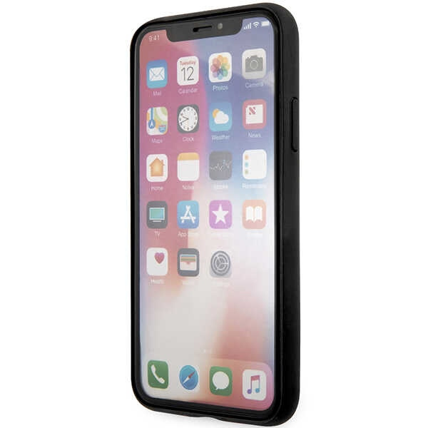 Guess GUHCPX4GMGGR Apple iPhone XS/X grey hardcase 4G Big Metal Logo