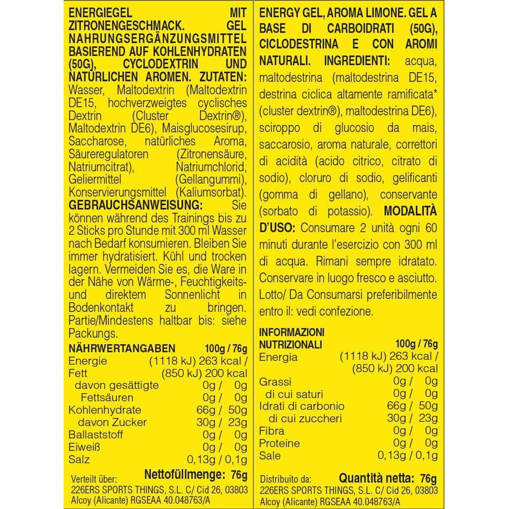 Energy Drink 226ERS 5011 Lemon