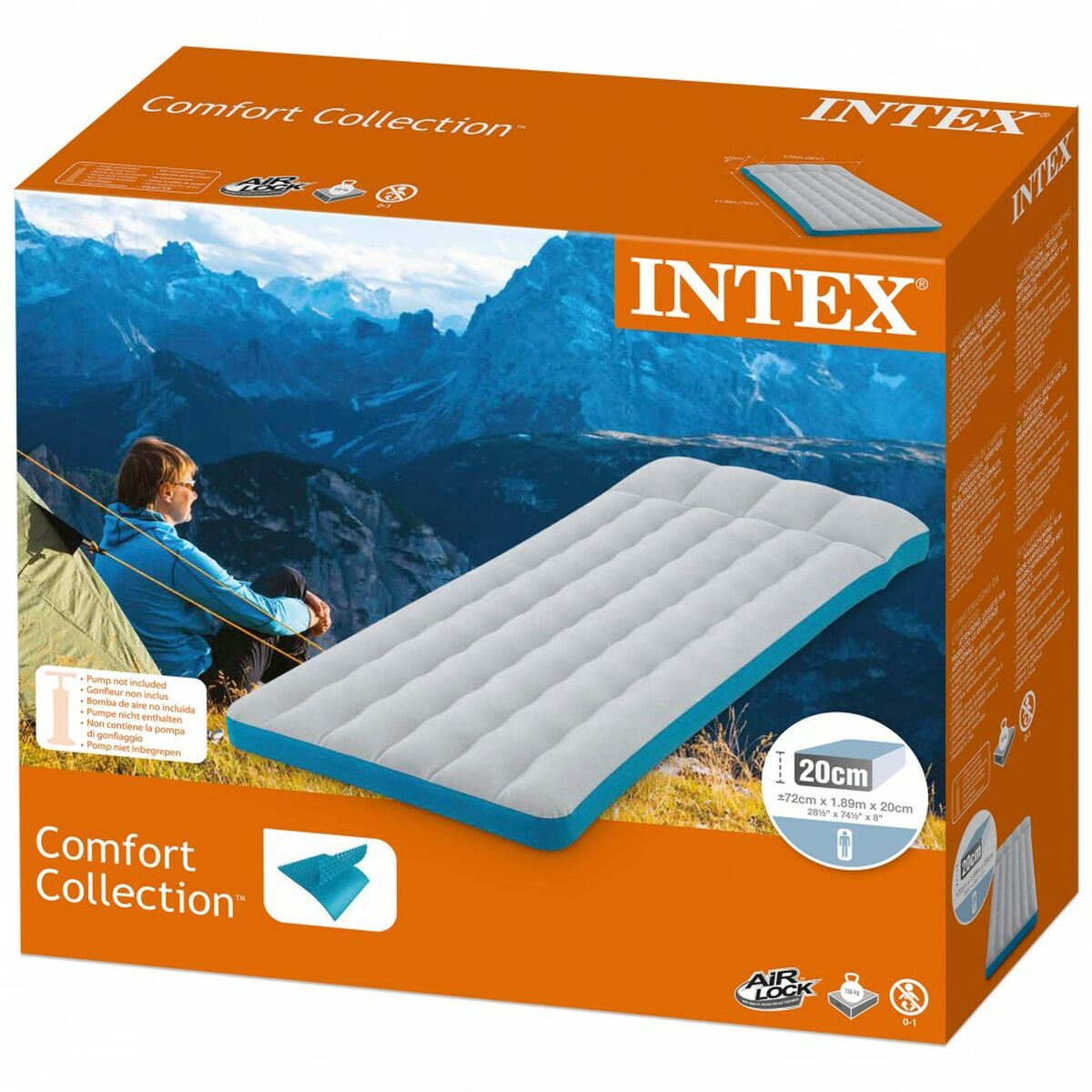 Air Bed   Intex         72 x 20 x 189 cm  