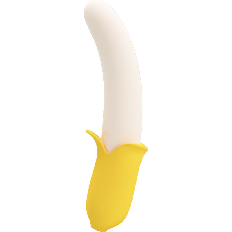 PRETTY LOVE - BANANA GEEK SUPER POWER 7 VIBRATION SETTINGS UP&DOWN SILICONE BLACK