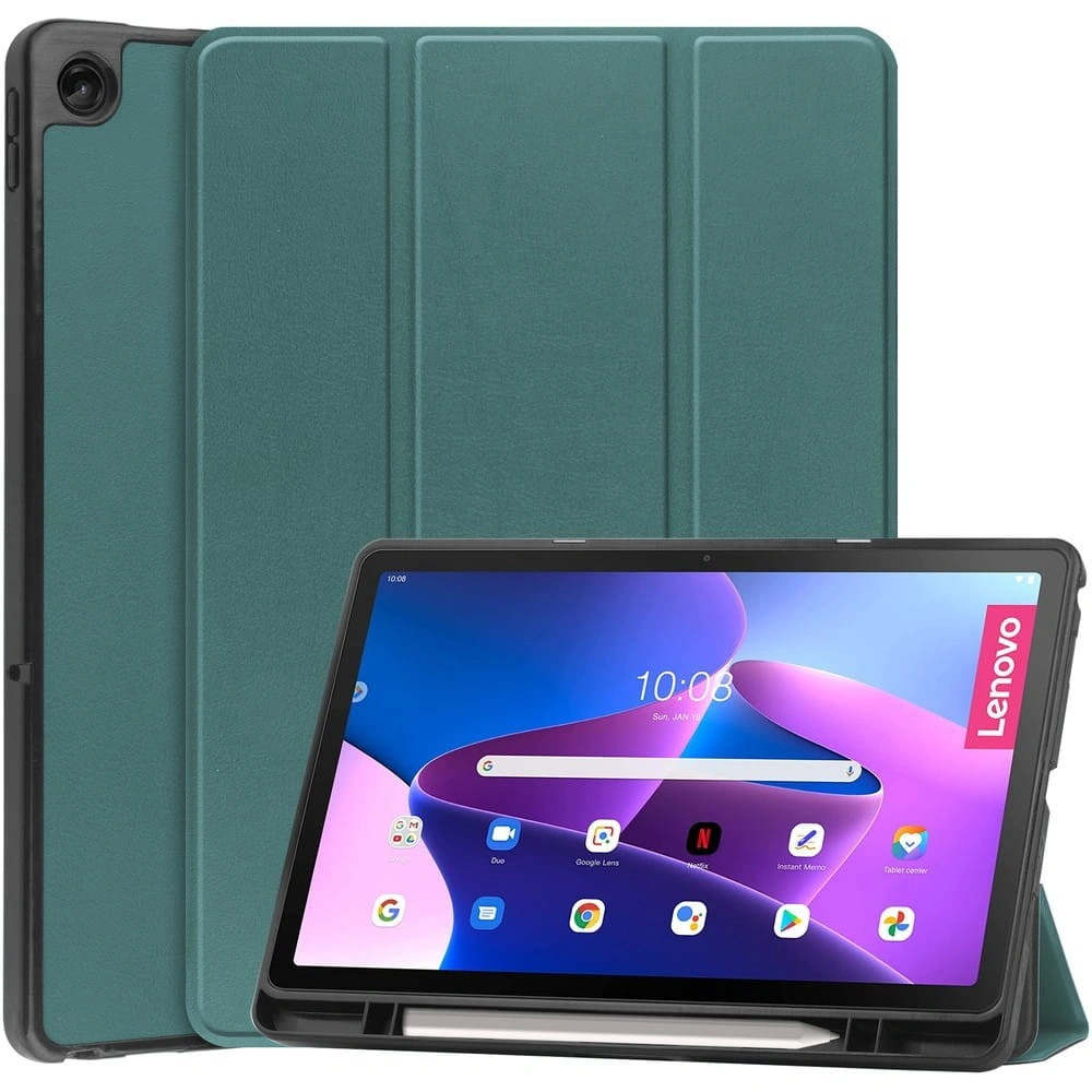Bizon Case Tab Lizard Lenovo Tab M10 Plus Gen 3 dark green