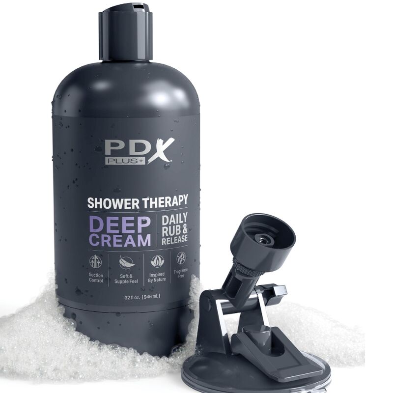 PDX PLUS - STROKER DISCREET DESIGN SHAMPOO BOTTLE DEEP CREAM