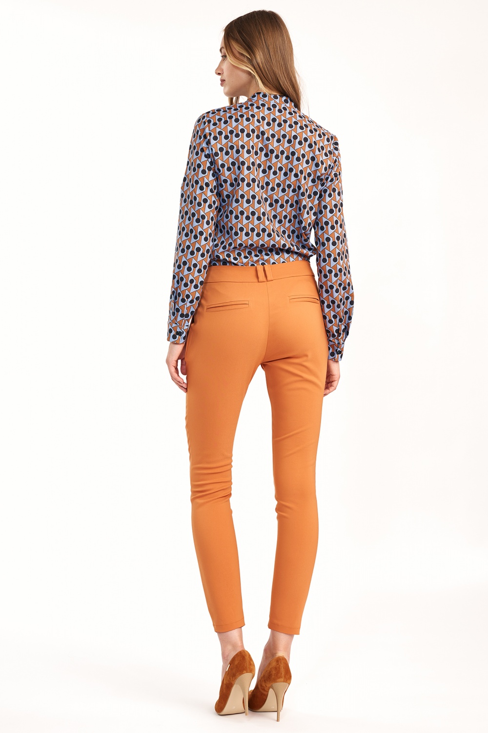  Women trousers model 158902 Nife  orange