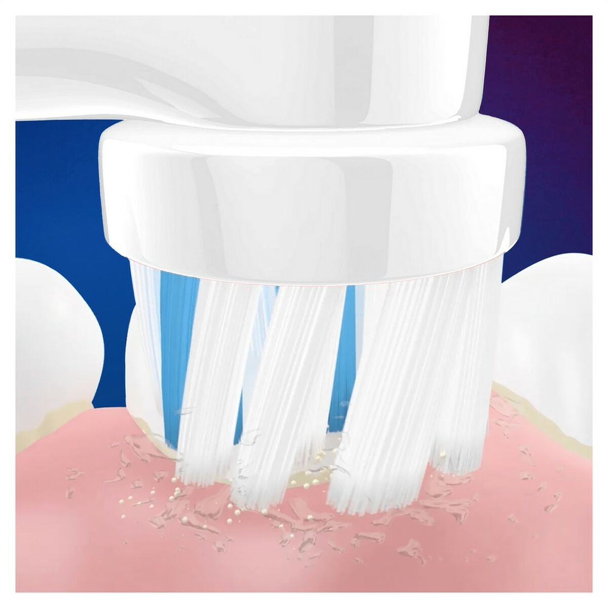 Replacement Head Oral-B Frozen Purple