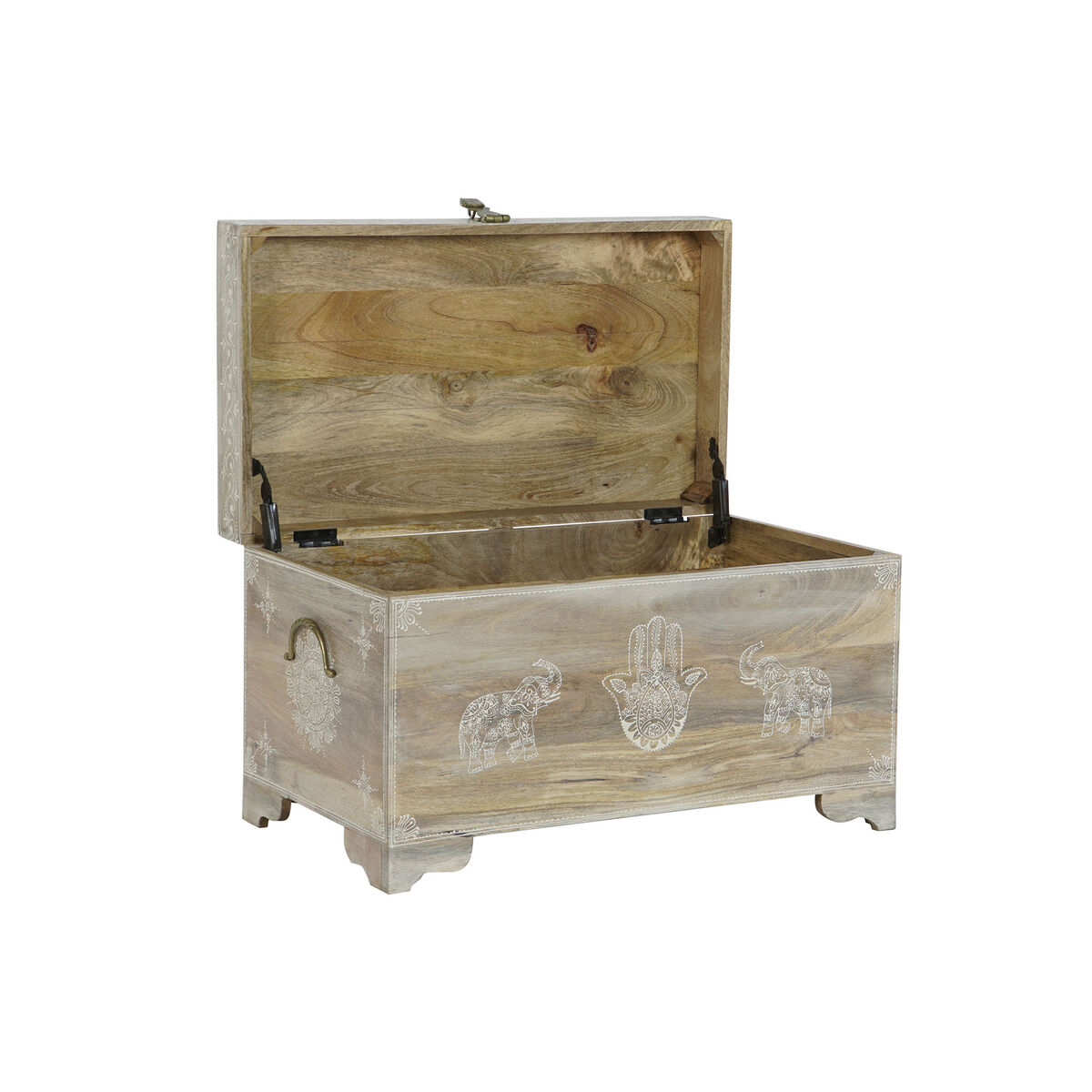 Chest DKD Home Decor 78 x 43 x 45 cm Natural Mango wood MDF Wood