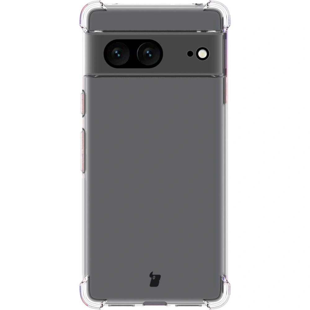 Bizon Case Clear Pack case + 2x screen glass Google Pixel 7 clear