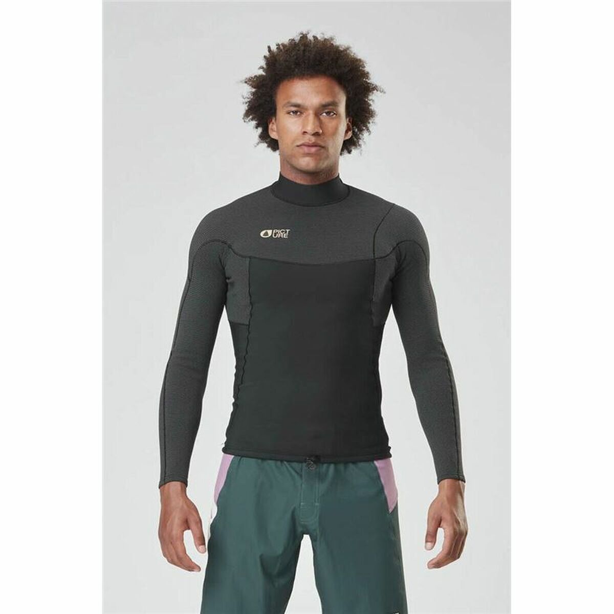 Bathing T-shirt Picture Floats 1.5 Black