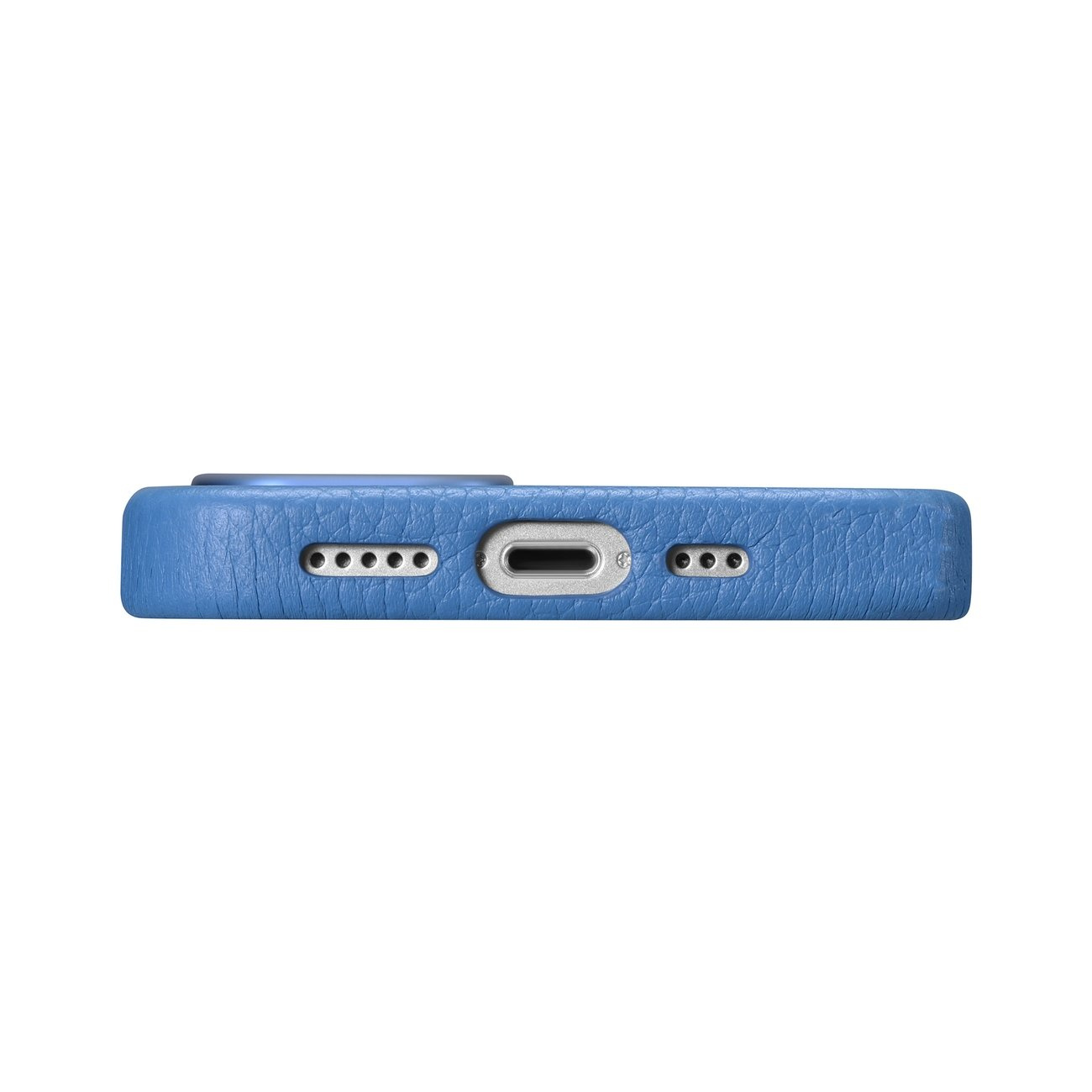 iCarer Litchi Premium Leather MagSafe Apple iPhone 14 Pro light blue
