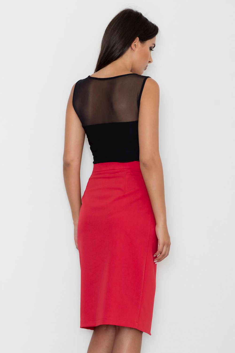 Spódnica Model M559 Red - Figl Czerwony Damska