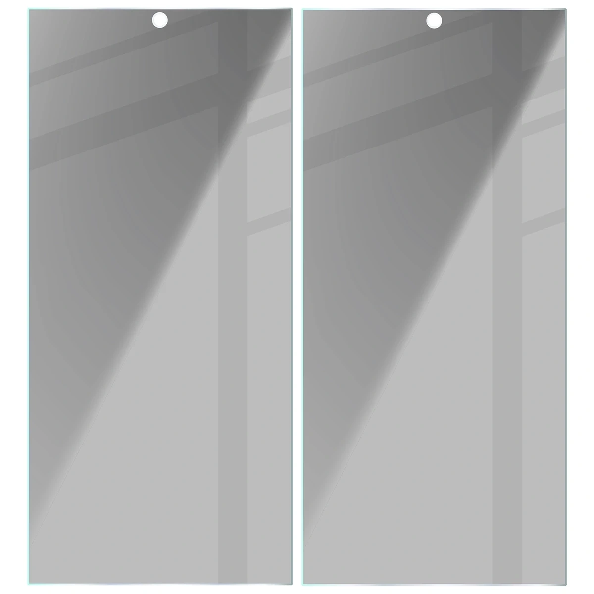 Prywatyzujące szkło hartowane Bizon Glass Clear Shadow do Samsung Galaxy S24 Ultra przyciemniane [2 PACK]