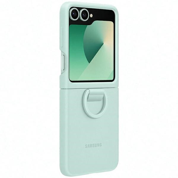 Samsung EF-PF741TMEGWW Galaxy Z Flip 6 Silicone Case with Ring mint