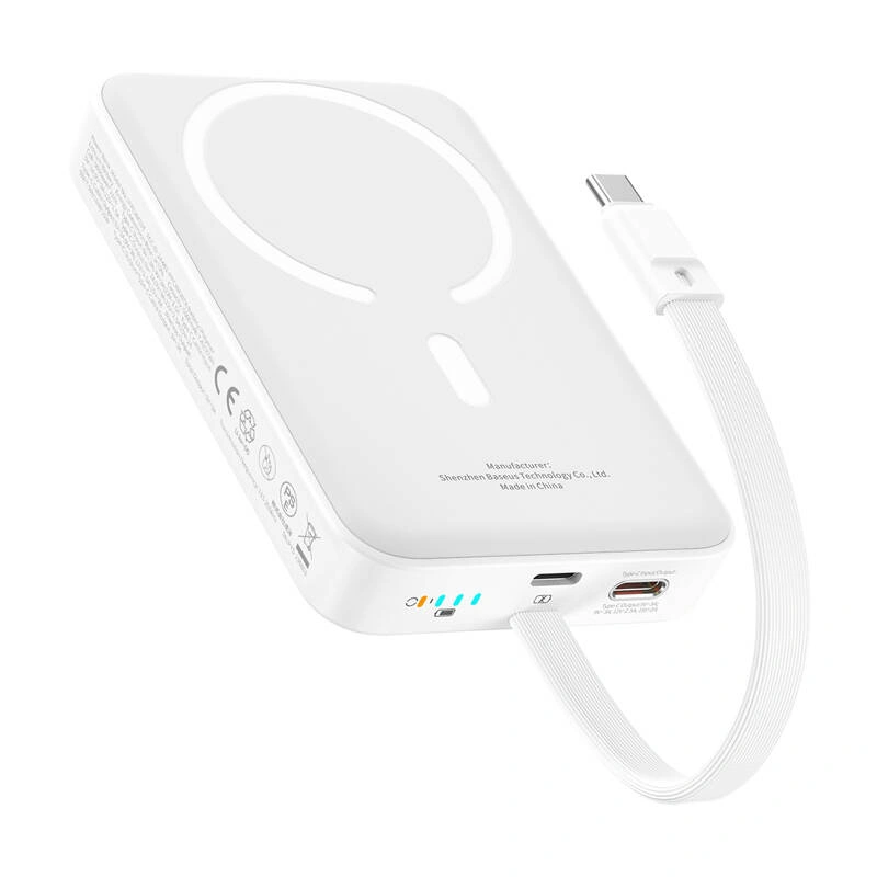Baseus Mini 10000mAh 30W MagSafe Edition Bayern Munich wireless charging powerbank (white)